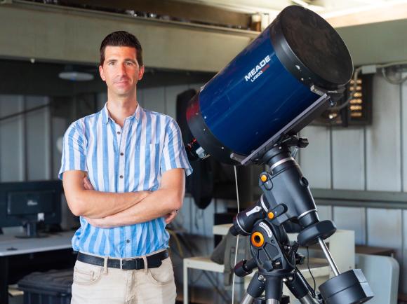 Paul Sell of the School of Physics (Photo: Benjamin Zhao/Georgia Tech)